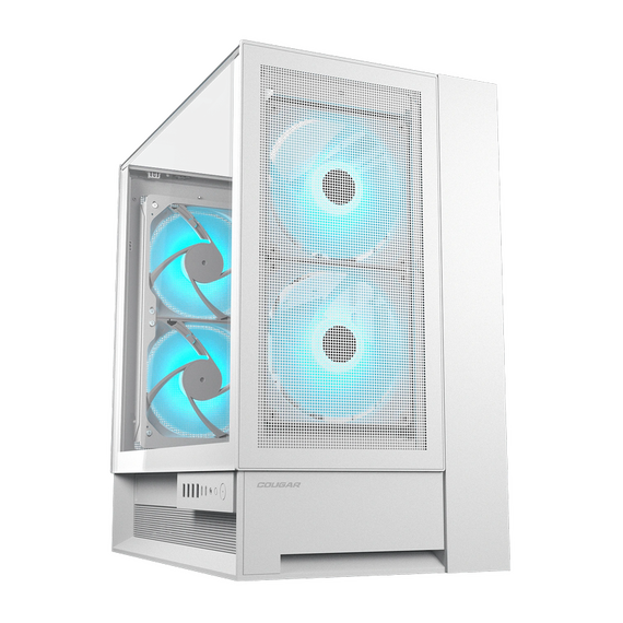 Carcasă PC Cougar OmnyX, Midi-Tower, Fără PSU, Alb