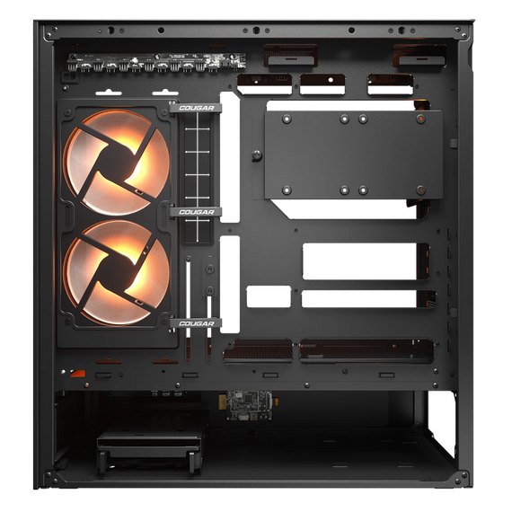 Carcasă PC Cougar CFV235 Vision, Midi-Tower, Fără PSU, Negru, 2 image