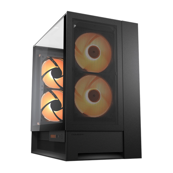 Carcasă PC Cougar OmnyX, Midi-Tower, Fără PSU, Negru