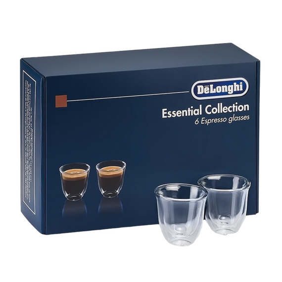 DeLonghi Set de pahare DeLongh DLSC300 90 ml, 2 buc, Transparent, 3 image