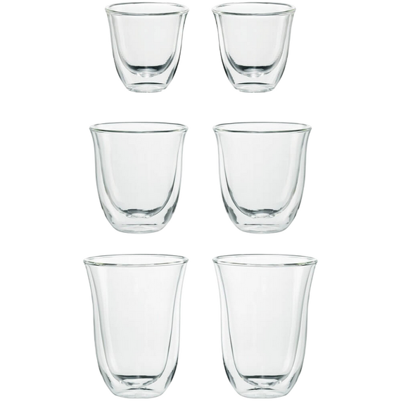 DeLonghi Set de pahare DeLongh DLSC302, 6 buc, Transparent, 3 image