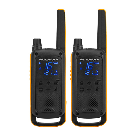 Motorola Walkie-Talkie TalkAbout T82 Extreme, Twin, IPx4, 16 canale, 10km, negru