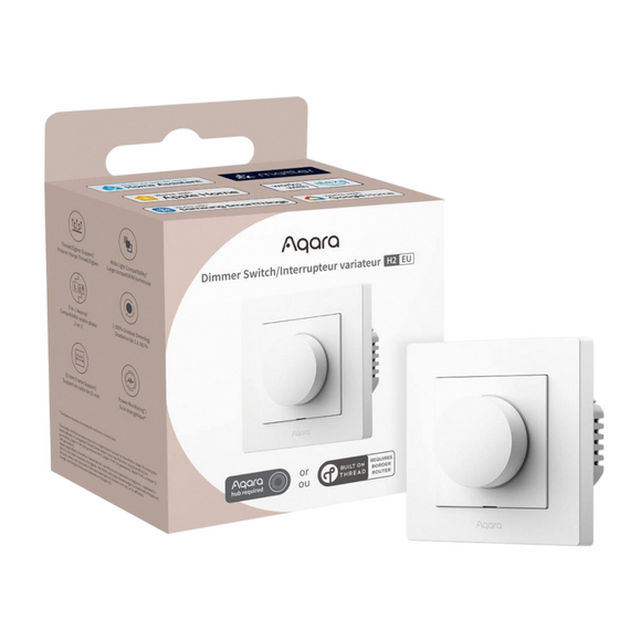 Comutator inteligent AQARA Dimmer Switch H2, Alb