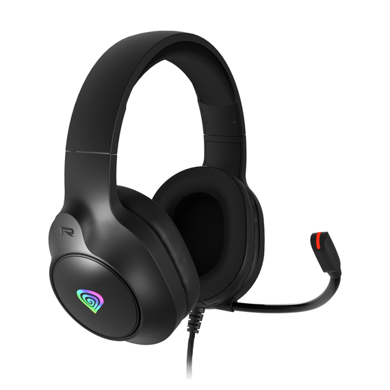 Genesis Headset Neon 213, Stereo, Microfon, Iluminare RGB, Negru, 2 image