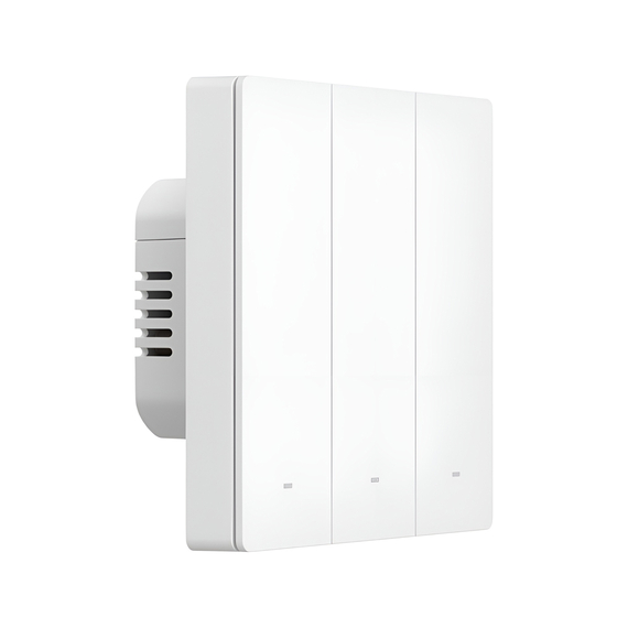 Întrerupător de perete inteligent Sonoff Zigbee SwitchMan M5 3-Gang (neutru opțional), alb, 2 image