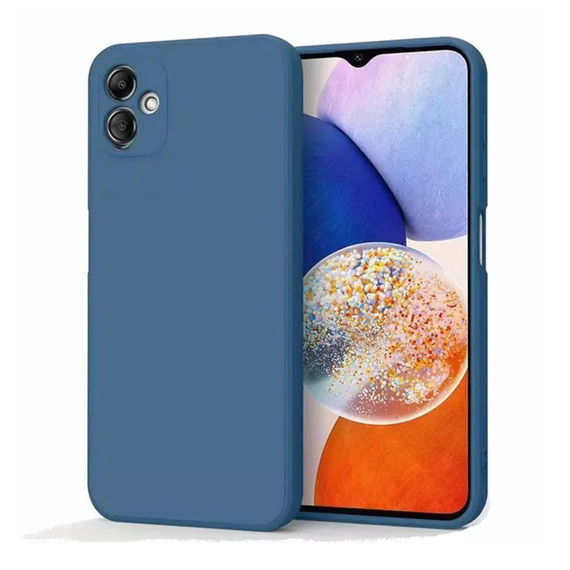 Husă pentru cască Liquid Silicone Samsung A05, albastru