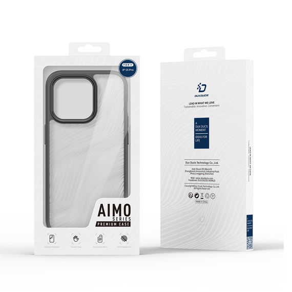 DUX DUCIS Husă iPhone 15 Pro Max AIMO, negru, 2 image