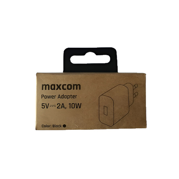 Maxcom Încărcător de perete USB 5V-2A , 10W Negru, 2 image