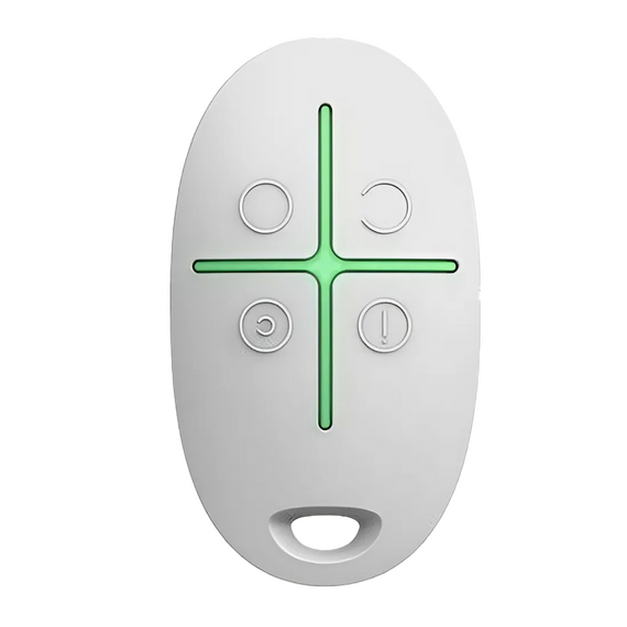 Buton de urgență Ajax SpaceControl, Alb