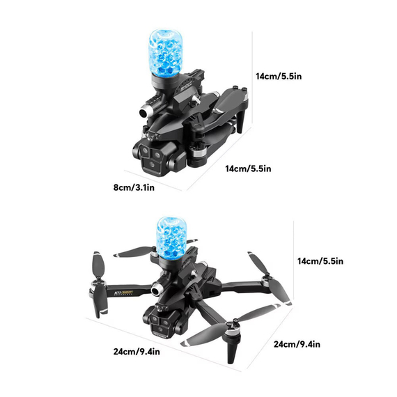 Jucării din plastic pentru drone RC K11, negru, 2 image