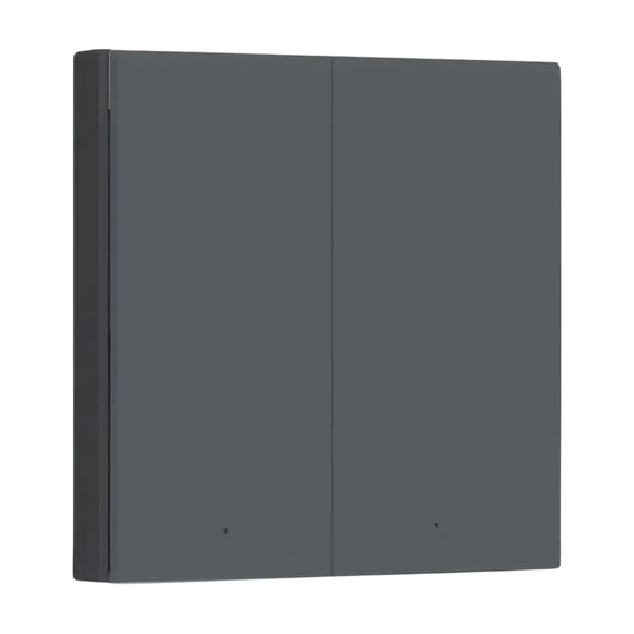 Comutator inteligent AQARA Wireless Switch H1 (Double Rocker), Gri