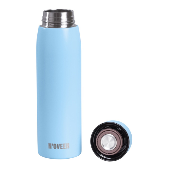 NOVEEN Thermos LED TB2217 380 ML, albastru deschis mat, 2 image