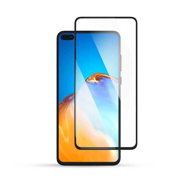 Cască Diamond Glass 4D Huawei P40, negru