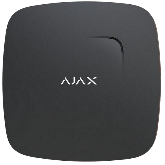 Detector de fum Ajax FireProtect, Negru