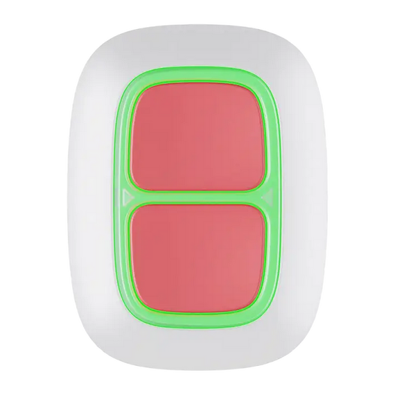 Buton de urgență Ajax DoubleButton, Alb