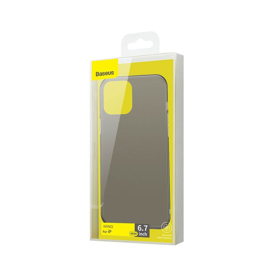 Baseus Caz TPU Wing iPhone 12 Pro Max 2020, negru, 2 image
