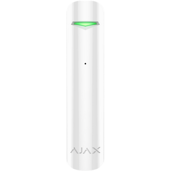 Detector de spargere Ajax GlassProtect, Alb