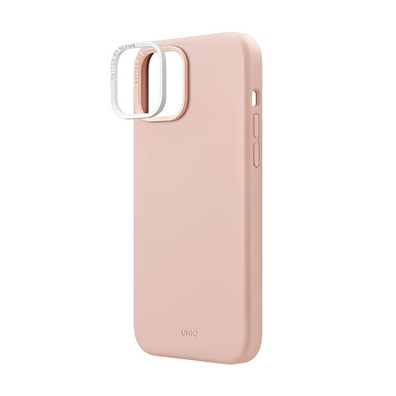 Husă Uniq pentru iPhone 15 Hybrid Magclik Charging Lino Hue, roz, 2 image