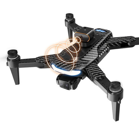 Jucării din plastic pentru drone RC P17 Pro, negru, 2 image