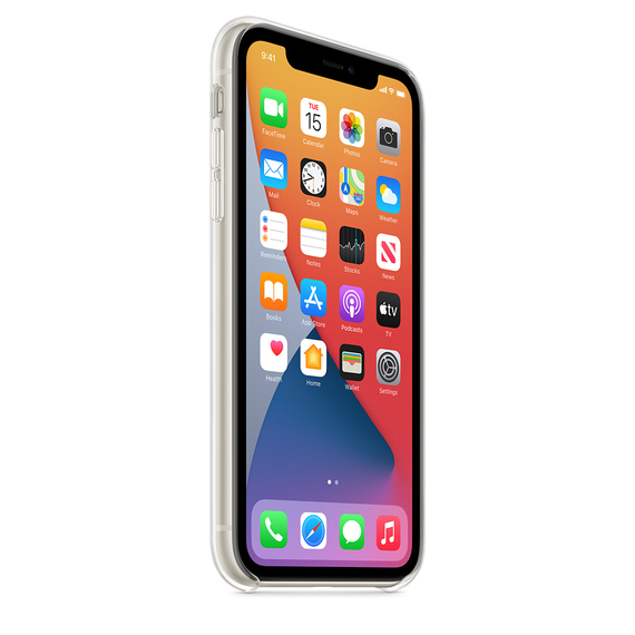 Carcasă cască TPU moale iPhone 11, transparentă, 2 image