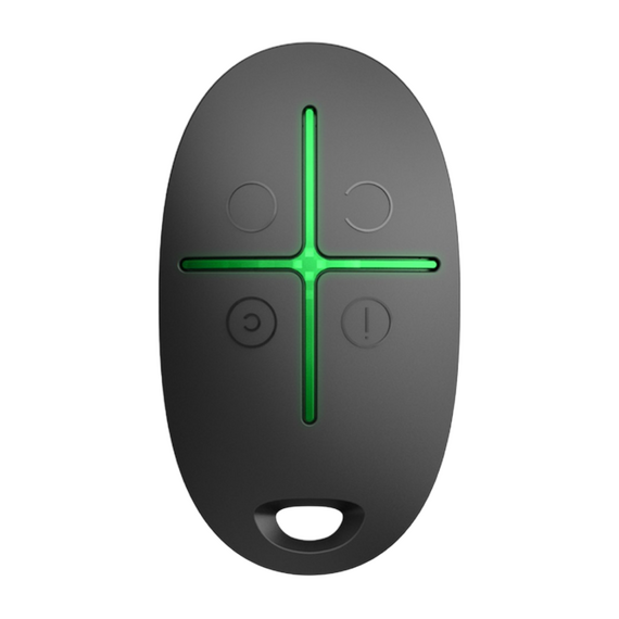 Buton de urgență Ajax SpaceControl, Negru