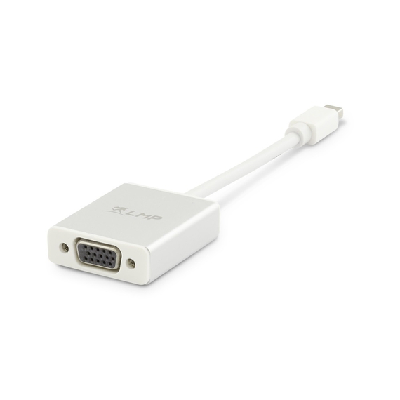 LMP Mini-DisplayPort la adaptor VGA, Mini-DP la monitor VGA, alb