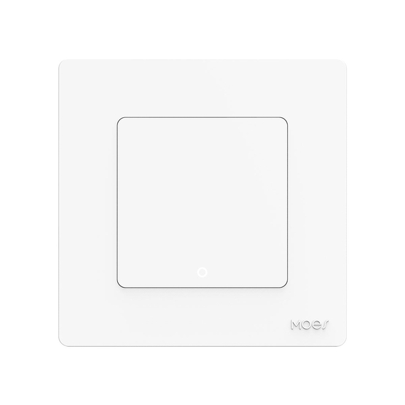 Moes Zigbee Star Ring Smart Push Button Swicth 1 Gang CR2032, alb