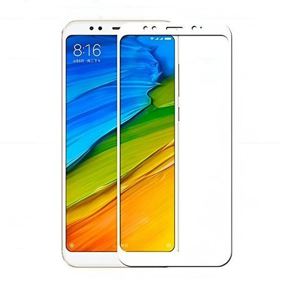 Casca Diamond Glass 4D Xiaomi MI A2 (MI 6X), alb