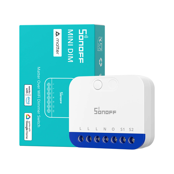 Sonoff Matter Over Wi-Fi Smart Dimmer Switch MINI Extreme MINI-DIM, 2 image