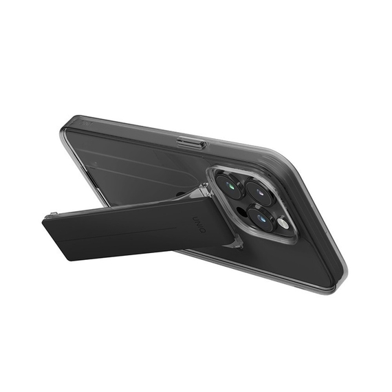Uniq Case pentru iPhone 15 Pro Heldro Mount cu suport, Smoke, 2 image