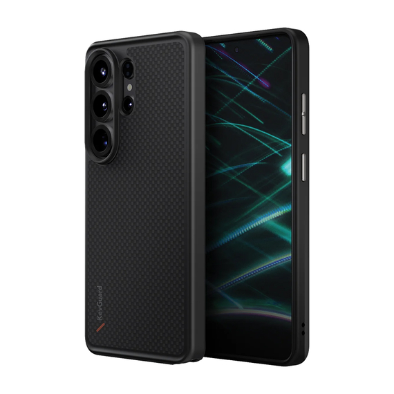 Husă Uniq pentru Samsung S26 Ultra Magclick Hybrid Keva, negru carbon