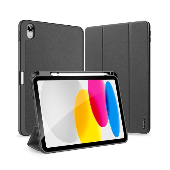 DUX DUCIS Husă pentru tabletă Apple iPad 10 (2022) / 11 (2025) DOMO, negru