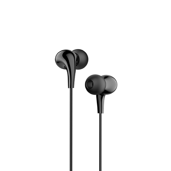 Ksiga Căști 3,5 mm cu microfon Feile KSC-403, negru