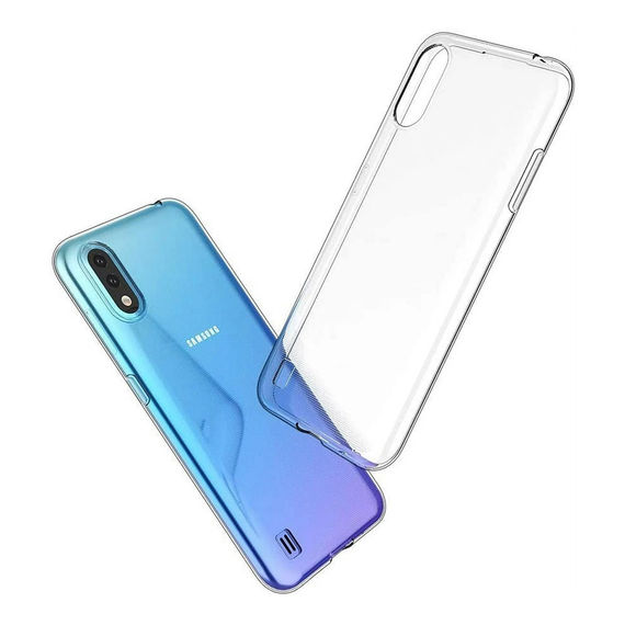 Carcasă cască TPU moale Samsung A01, transparentă
