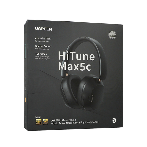 UGREEN Căști fără fir HiTune Max5c Hybrid ANC | HP203, negru, 2 image