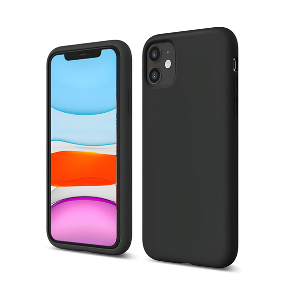 WOO Case Liquid Silicone iPhone 11, negru, 2 image