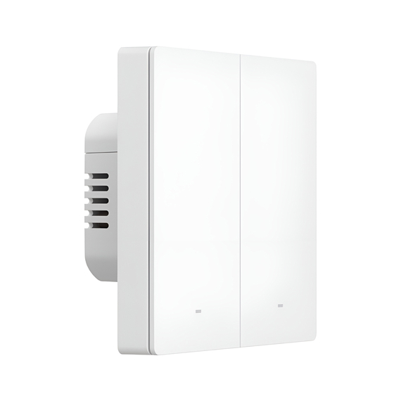 Întrerupător de perete inteligent Sonoff Zigbee SwitchMan M5 2-Gang (neutru opțional), alb, 2 image