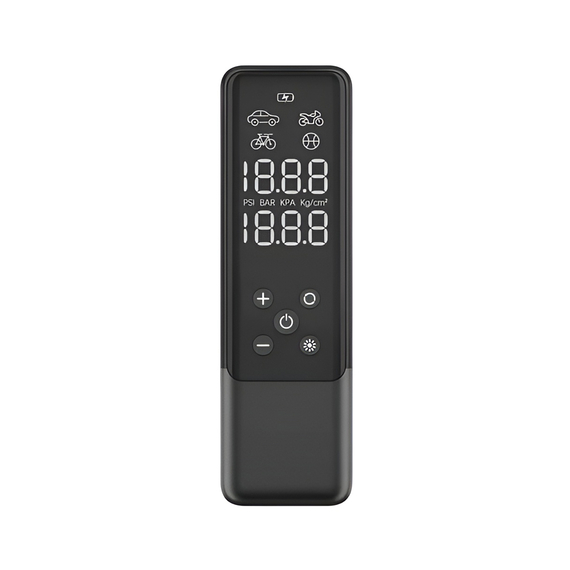Yesido Pompă de aer multifuncțională cu 20 de cilindri, 3 minute de la 2,0 la 2,5 bar 12-24V Plug and Play Universal Cigarette Lighter Socket, VC05, negru