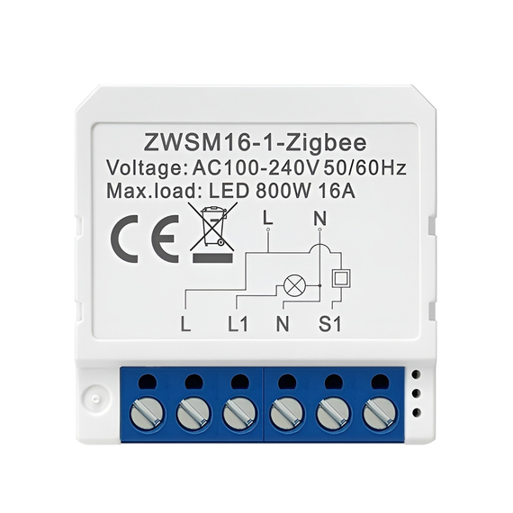 Întrerupător de lumină inteligent Avatto 1 Gang 250W 10A Zigbee (fir neutru)