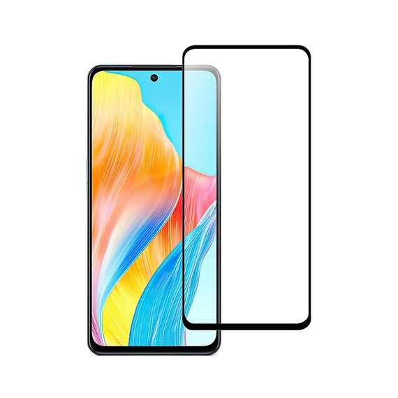 Cască Diamond Glass 5D Oppo Reno A98 5G, negru