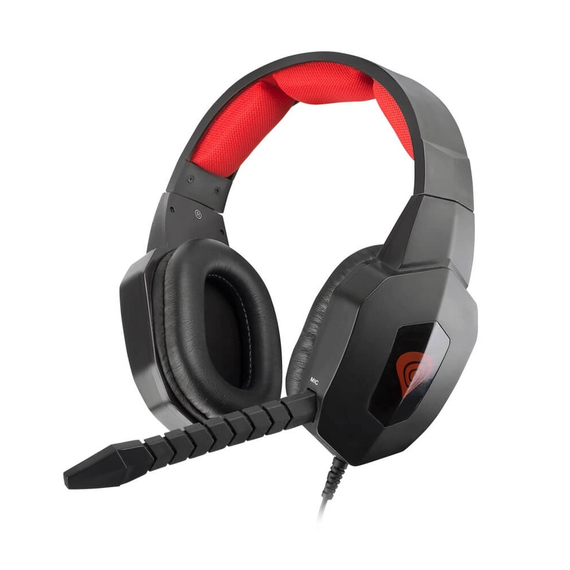 Genesis Headset Argon 400, Stereo, Negru-roșu