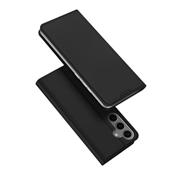 DUX DUCIS Carcasă Flip SkinPro Samsung S25, negru