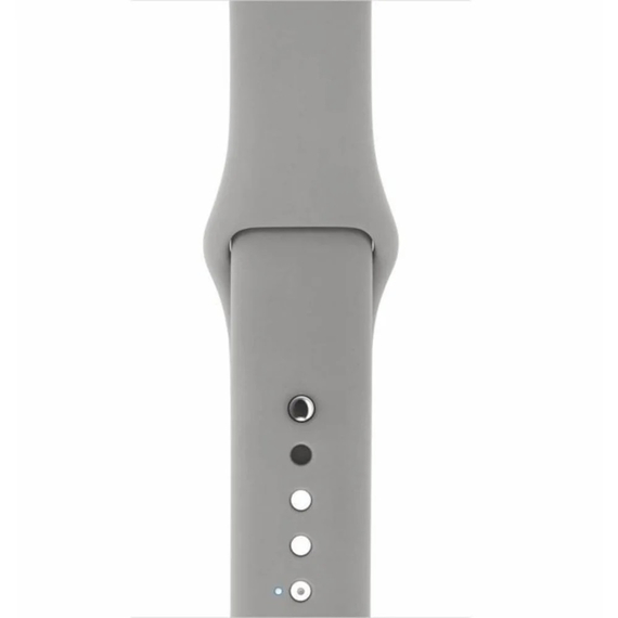 Silicon Apple Watch curea 42/44/45mm M/L gri