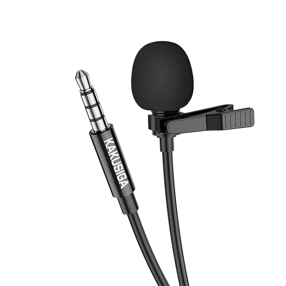 Ksiga Wired Lavalier KSC-762 3.5mm 2M, negru