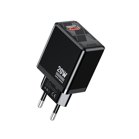 Jokade Încărcător de perete 1*USB-A 5A, 20W JB085, negru