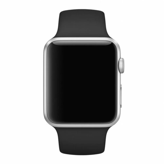 Silicon Apple ceas curea 38/40/41mm M / L negru, 2 image