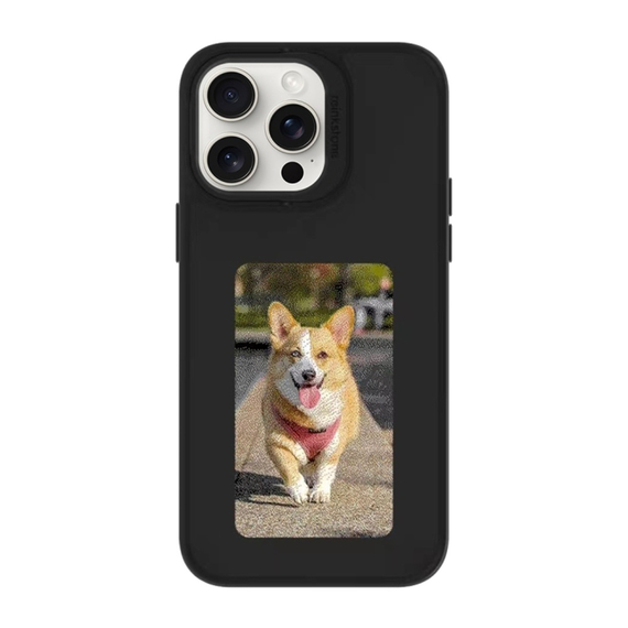 DIY Carcasă pentru ecran de cerneală pentru telefon, 14 Pro, negru