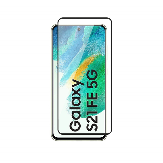 Cască Diamond Glass 5D Samsung S21FE, negru