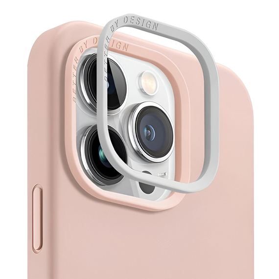 Husă Uniq pentru iPhone 15 Pro Hybrid Magclik Charging Lino Hue, roz, 2 image