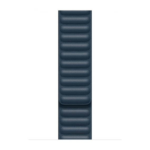 Curea Apple Watch din piele 38/40/41mm M/L Albastru, 2 image